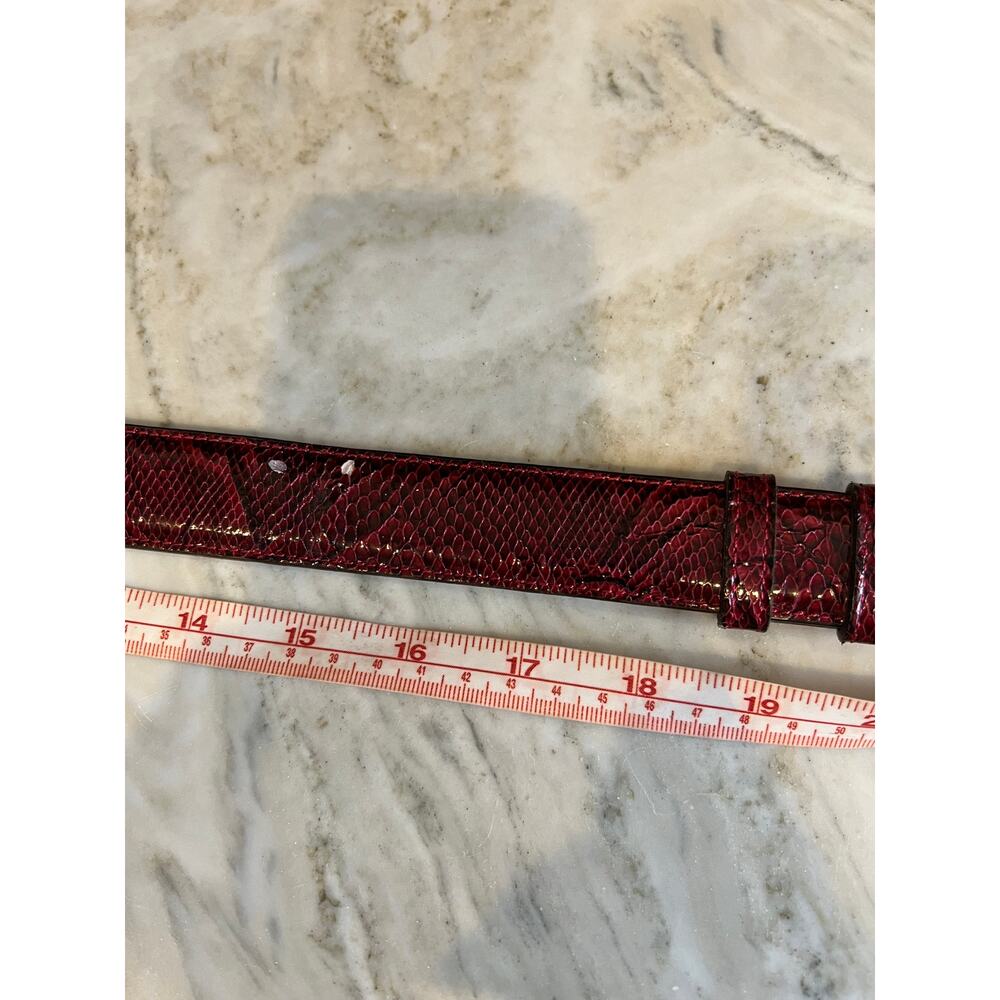 Rolfs Genuine Leather Snake Print Python Statemen… - image 10